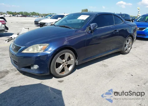 2011 Lexus Is 250C из США, поврежденный, VIN JTHFF2C20B2515488